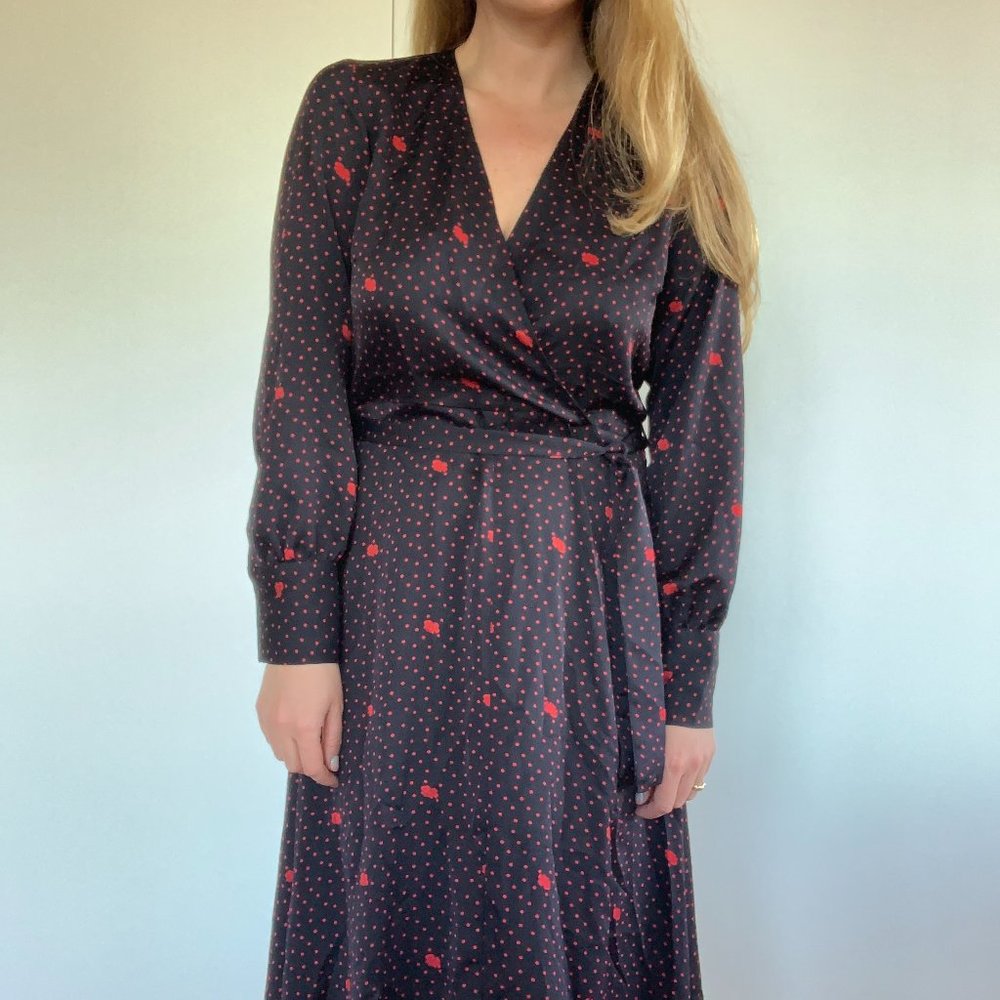 JUST Female Silky Wrap Dress
